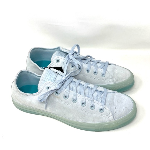 💖MEGA SALE💖Converse Chuck Taylor Shoes Men’s AS Low Polar Blue Suede 166140C - Picture 2 of 9